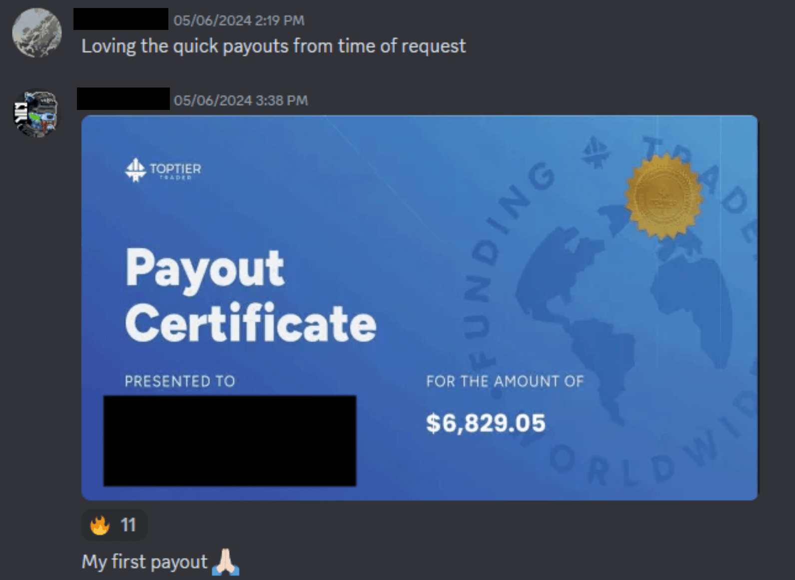 Payout
